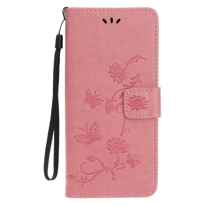 Housse iPhone 11 Pro Floral à Lanière