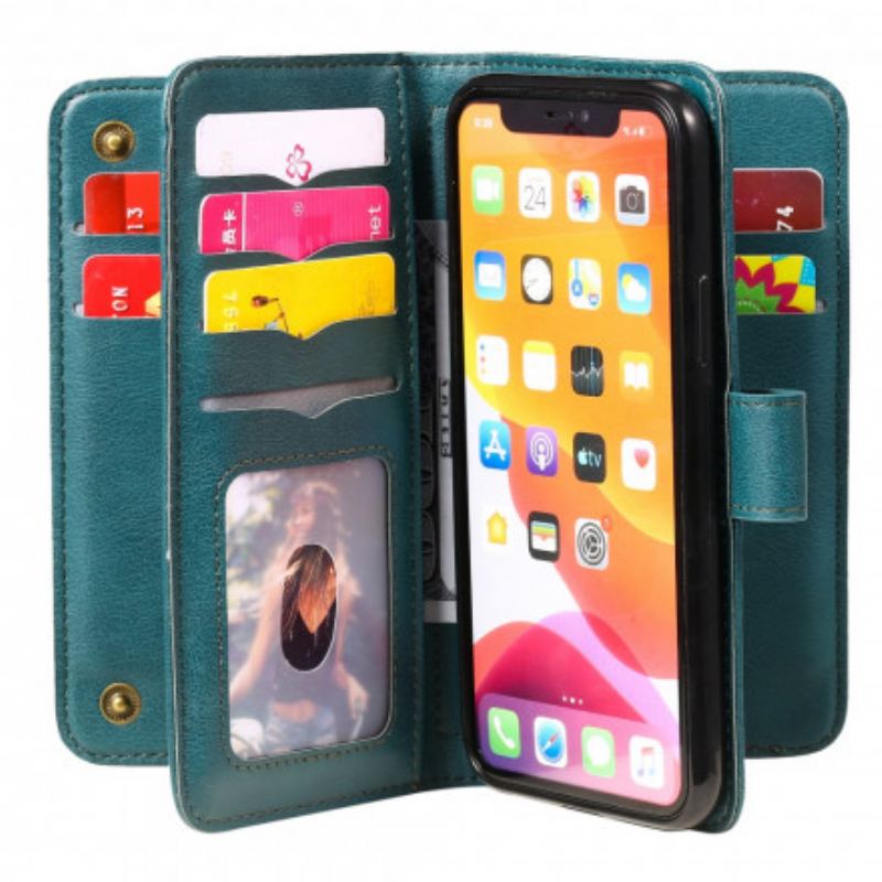 Housse iPhone 11 Pro Multi-fonctions 10 Porte-Cartes