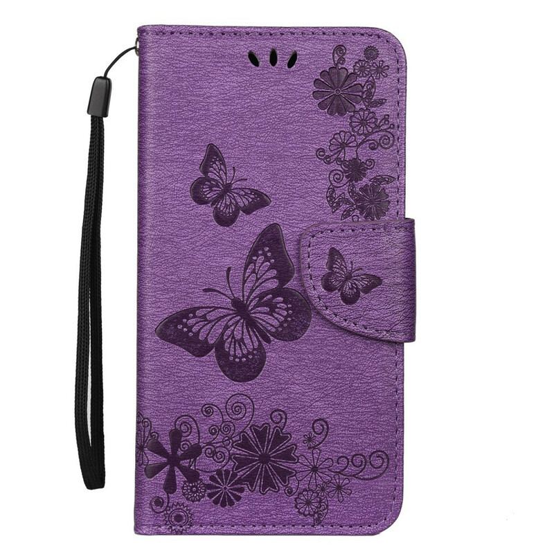 Housse iPhone 11 Pro Splendides Papillons à Lanière