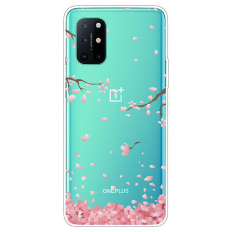 Coque OnePlus 8T Branches à Fleurs