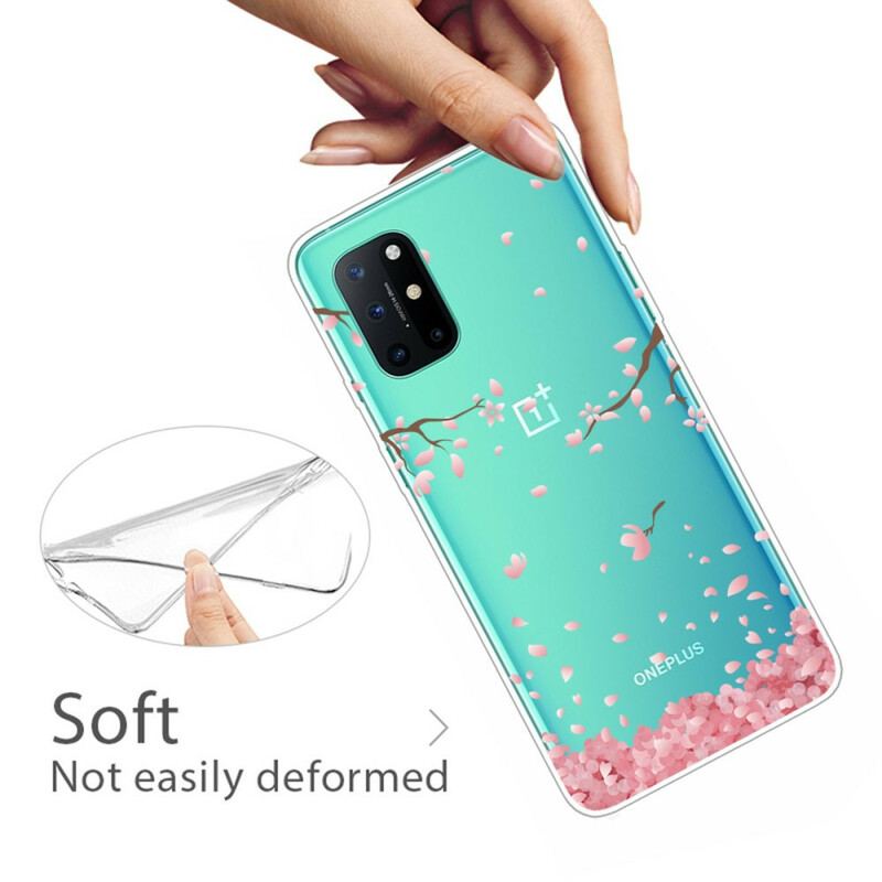 Coque OnePlus 8T Branches à Fleurs