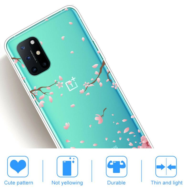 Coque OnePlus 8T Branches à Fleurs