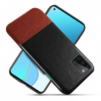 Coque OnePlus 8T Effet Cuir Bicolore KSQ