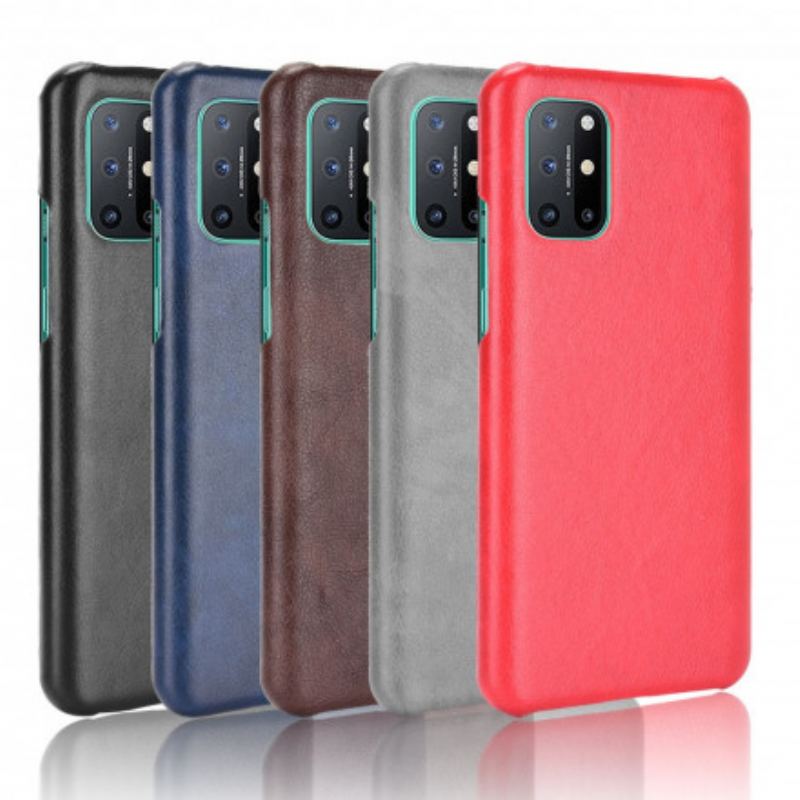 Coque OnePlus 8T Effet Cuir Litchi Performance