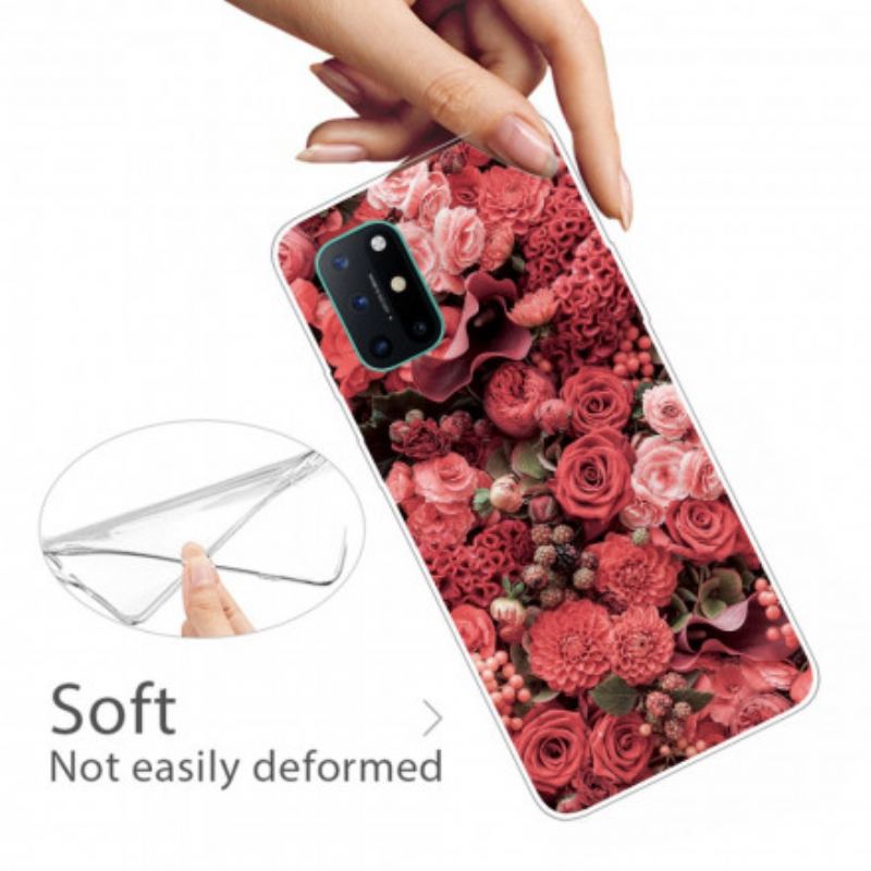 Coque OnePlus 8T Fleurs Intenses