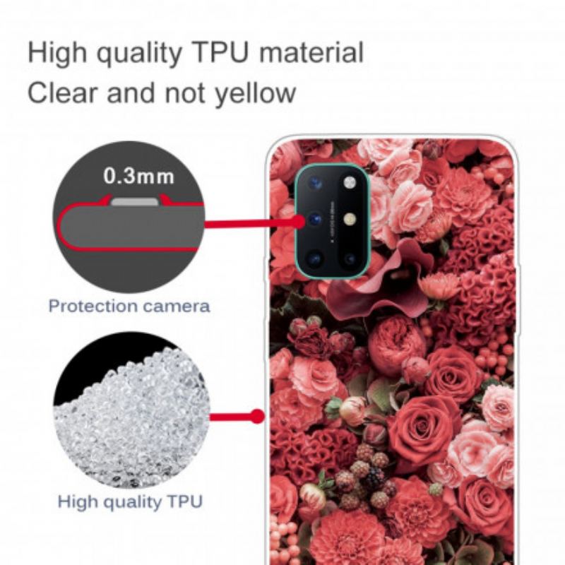 Coque OnePlus 8T Fleurs Intenses