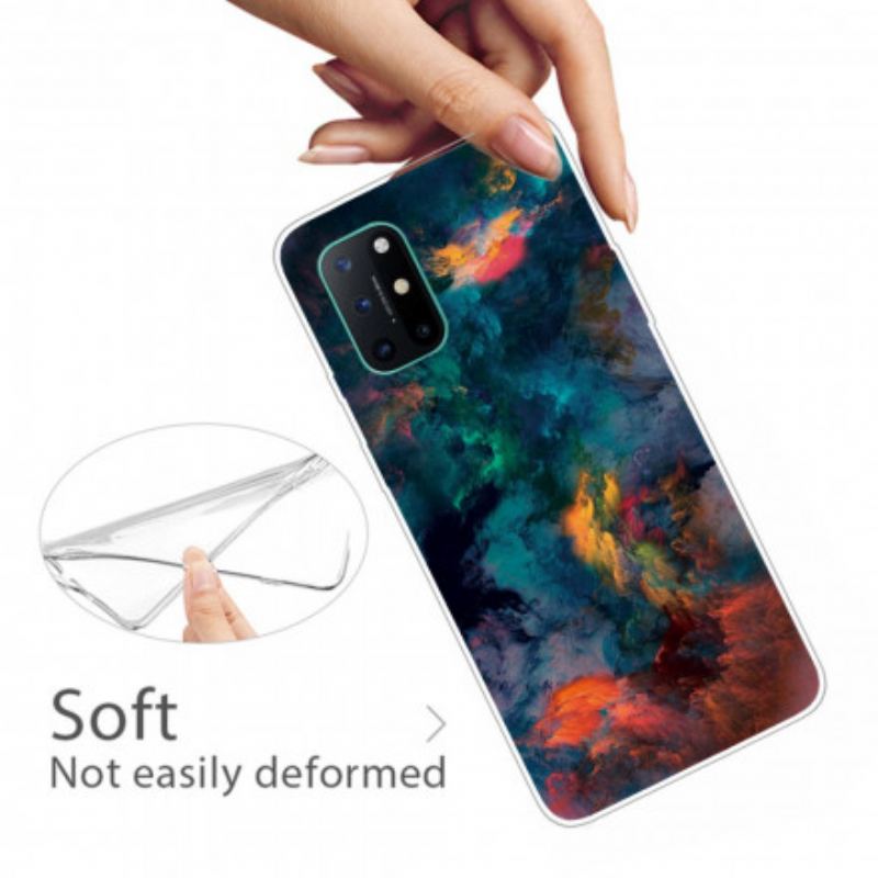 Coque OnePlus 8T Nuages Colorés