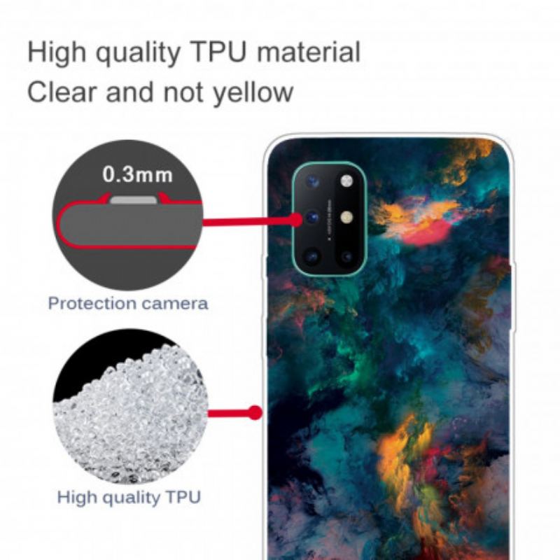 Coque OnePlus 8T Nuages Colorés