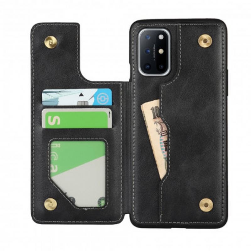 Coque OnePlus 8T Porte-Cartes Support et Lanière