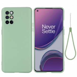 Coque OnePlus 8T Silicone Liquide Avec Lanière