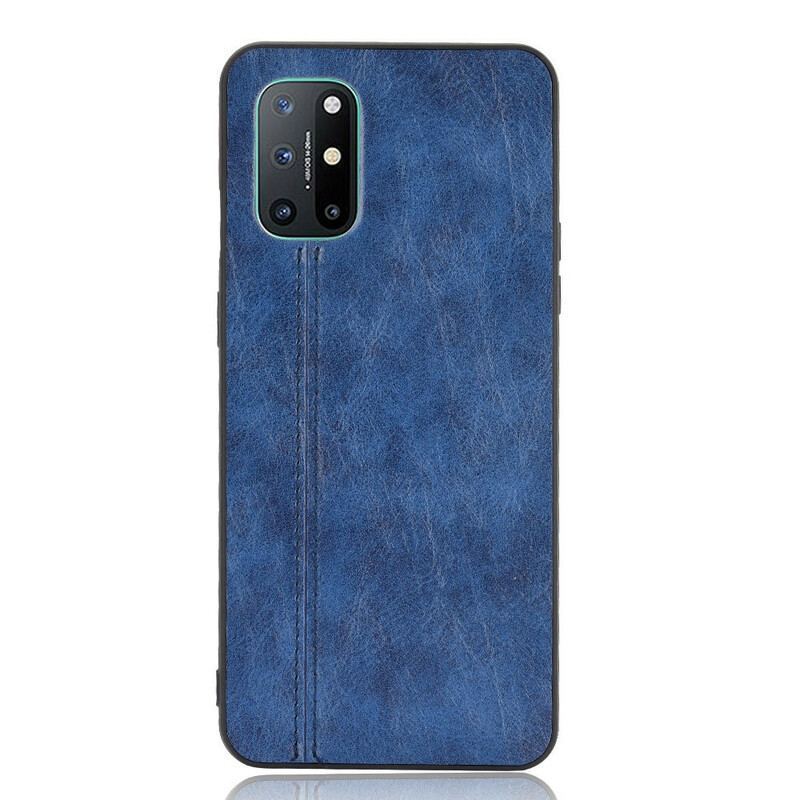 Coque OnePlus 8T Style Cuir Coutures