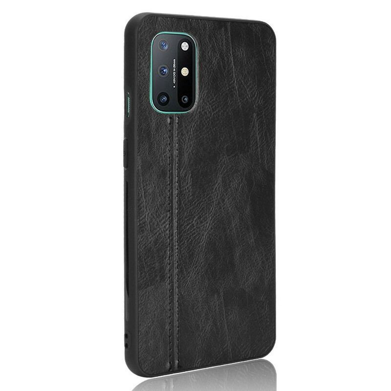 Coque OnePlus 8T Style Cuir Coutures