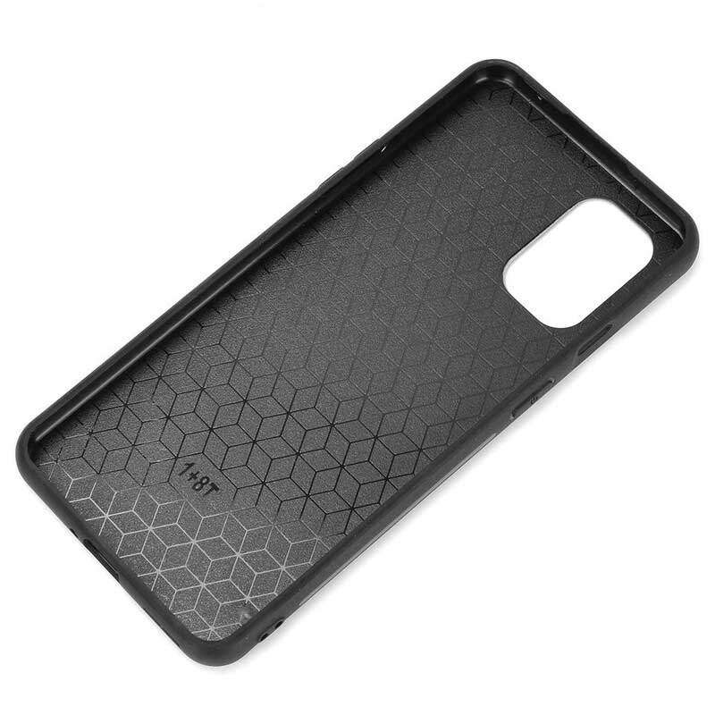 Coque OnePlus 8T Style Cuir Coutures