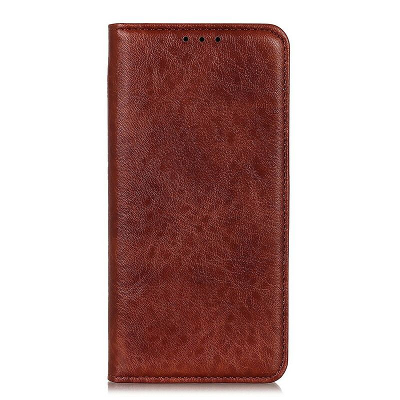 Flip Cover OnePlus 8T Cuir Litchi Fendu Élégance