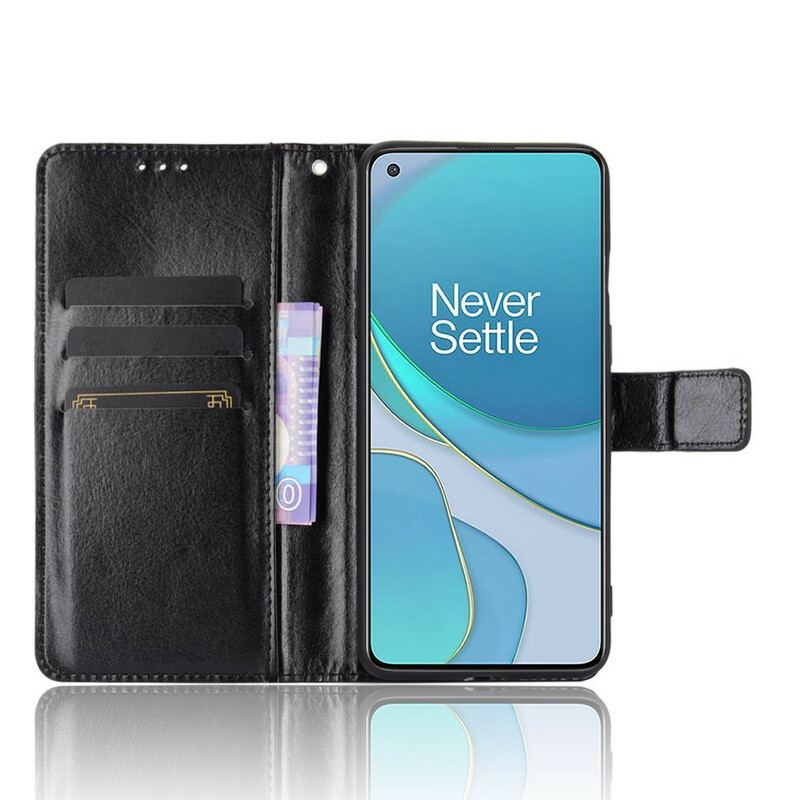 Housse OnePlus 8T Simili Cuir Flashy