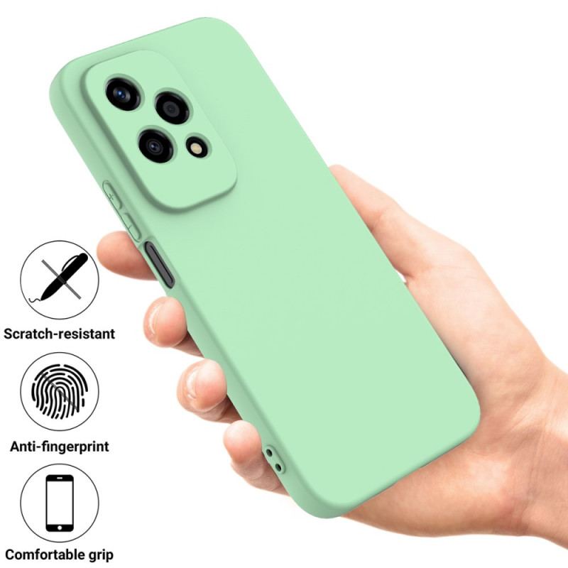 Coque Honor 200 Lite Silicone Liquide à Lanière