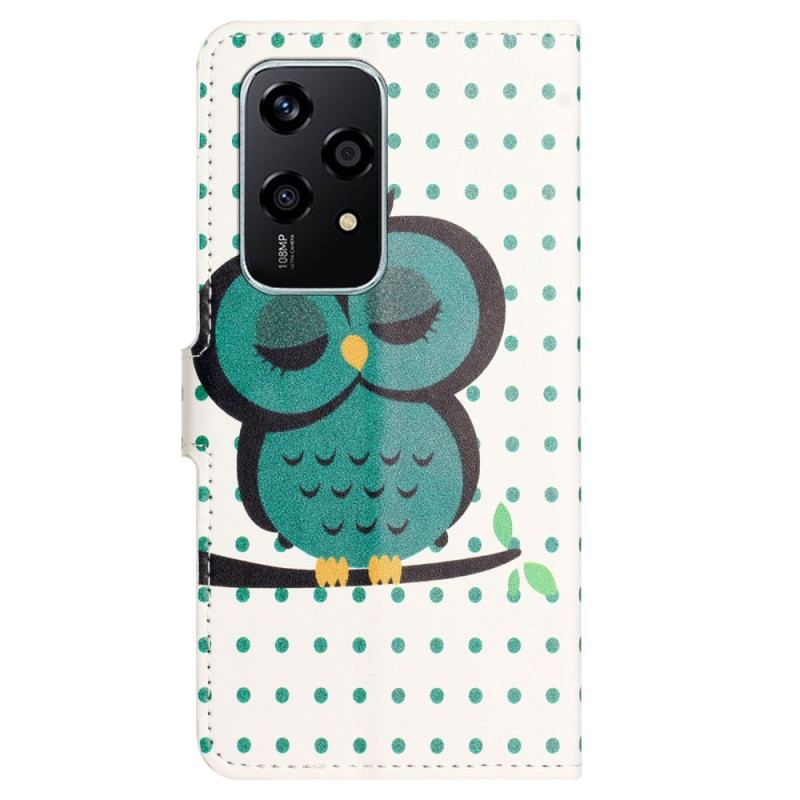 Housse Honor 200 Lite Hibou Endormi