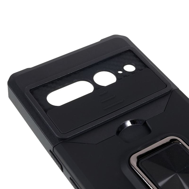 Coque Google Pixel 7 Pro Anneau-Support et Porte-Carte