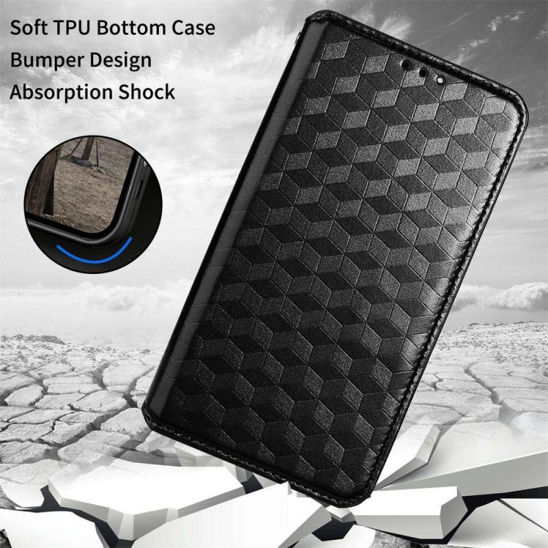 Flip Cover Sony Google Pixel 7 Pro Cubes 3D