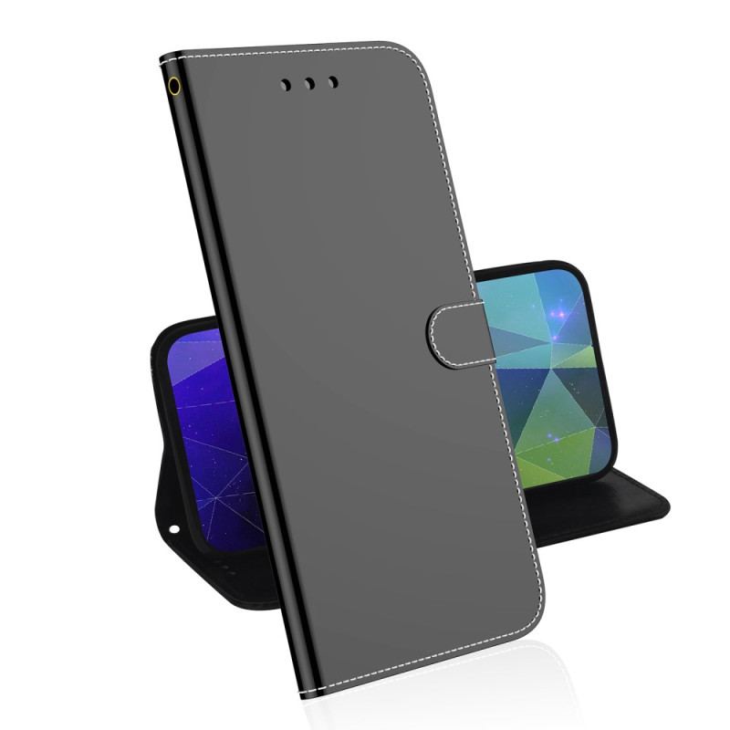 Housse Google Pixel 7 Pro Simili Cuir Couverture Miroir