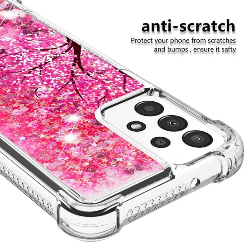 Coque Samsung Galaxy A13 Arbre Paillettes