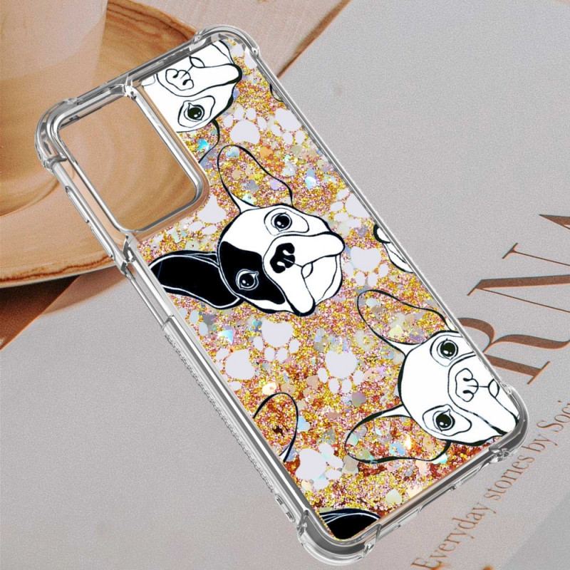 Coque Samsung Galaxy A13 Mr Chien Paillettes