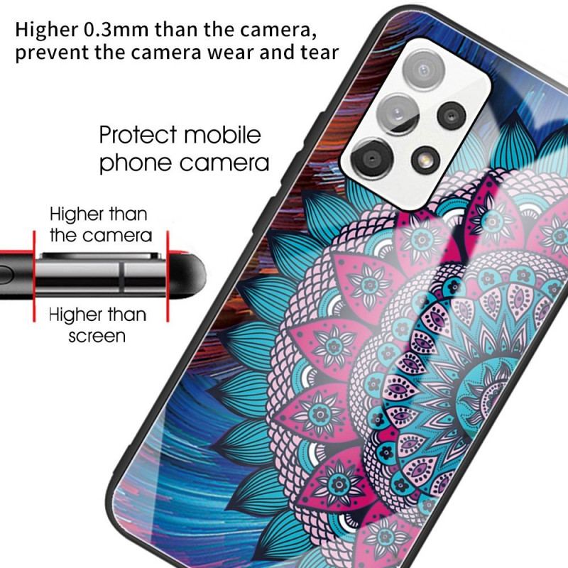 Coque Samsung Galaxy A13 Verre Trempé Mandala