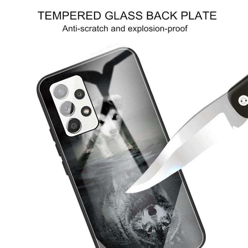 Coque Samsung Galaxy A13 Verre Trempé Rêve de Chiot