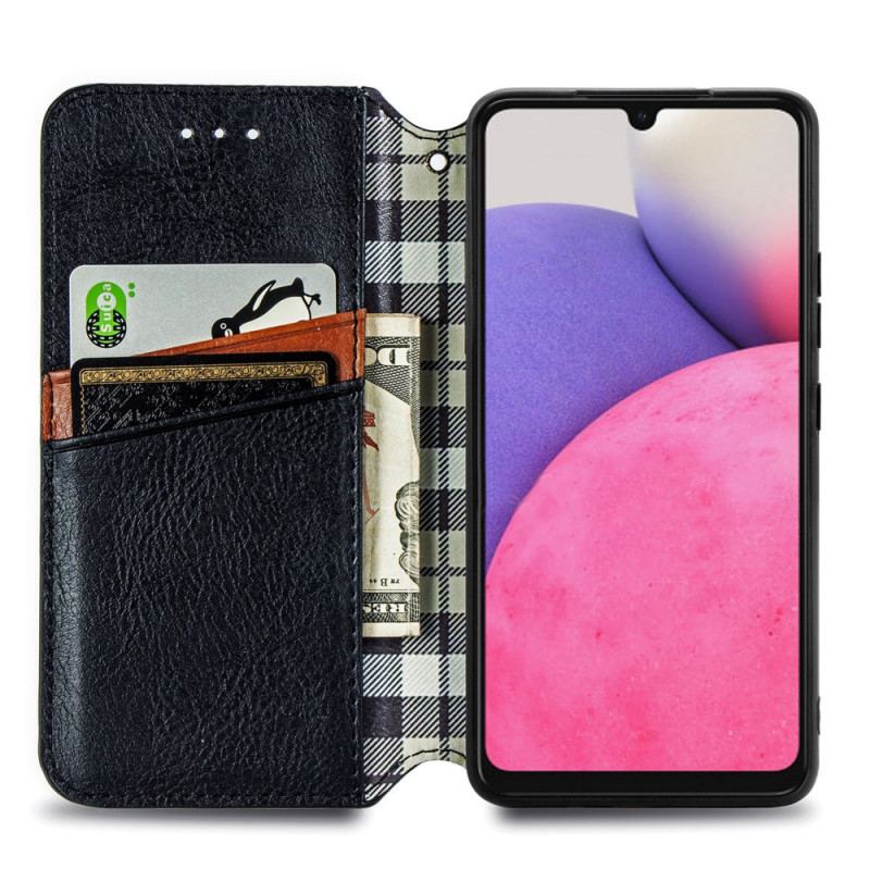 Flip Cover Samsung Galaxy A13 Effet Cuir Motif 3D