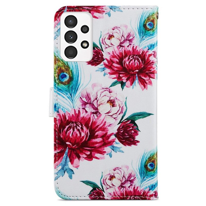 Housse Samsung Galaxy A13 Fleurs Intenses