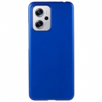 Coque Poco X4 GT Plastique Rigide Effet Caoutchouc