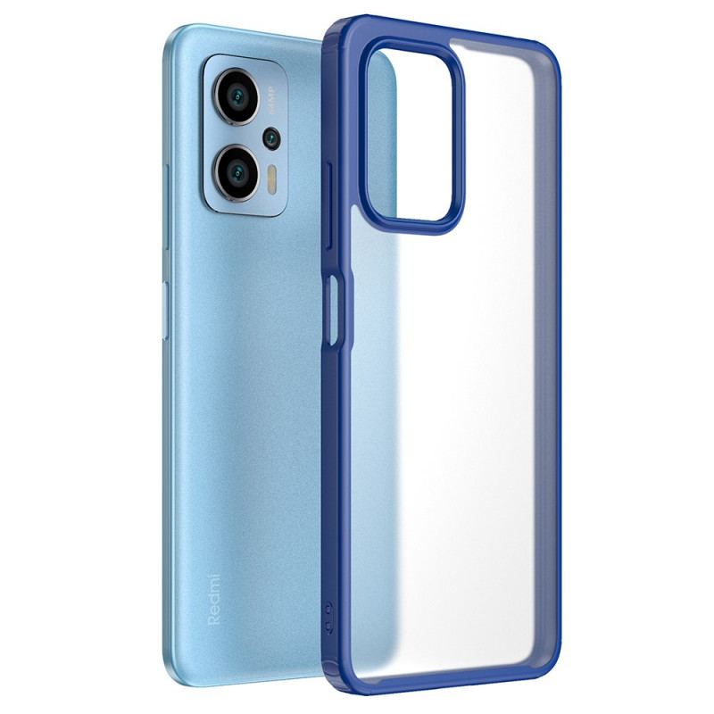 Coque Poco X4 GT Translucide Rebords Couleurs