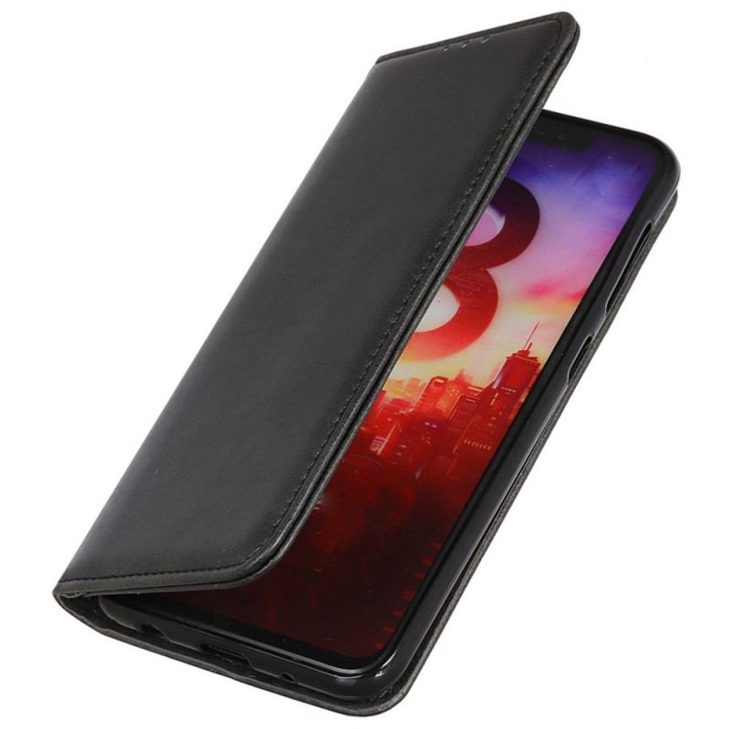 Flip Cover Poco X4 GT Cuir Fendu