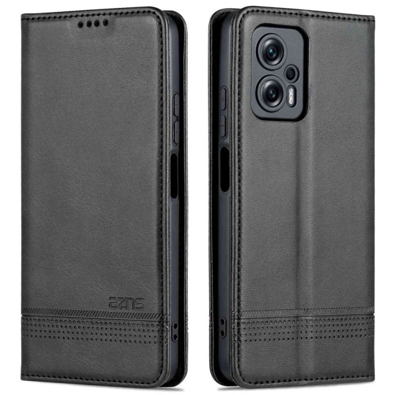 Flip Cover Poco X4 GT Marque AZNS Simili Cuir