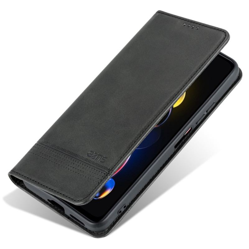 Flip Cover Poco X4 GT Marque AZNS Simili Cuir