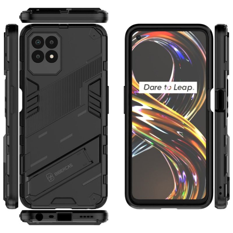 Coque Realme 8i Support Amovible Deux Positions Mains Libres