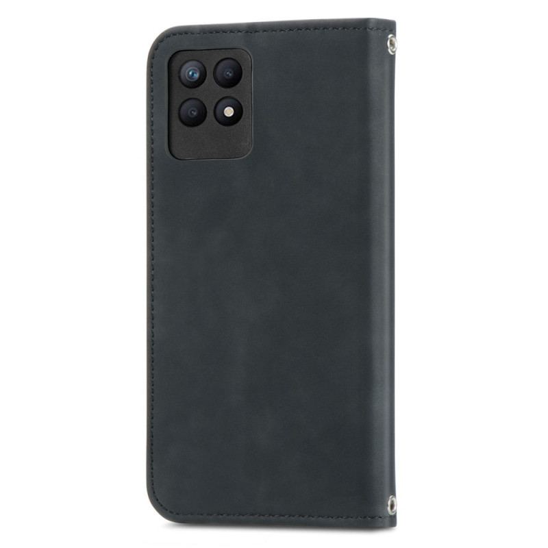 Flip Cover Realme 8i Skin-Touch Design