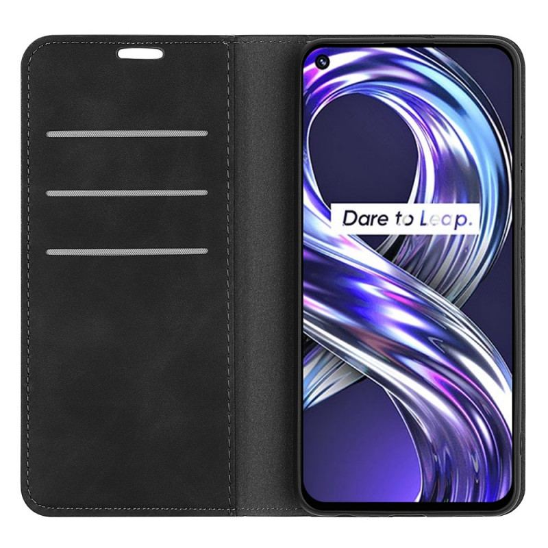 Flip Cover Realme 8i Skin-Touch Douceur