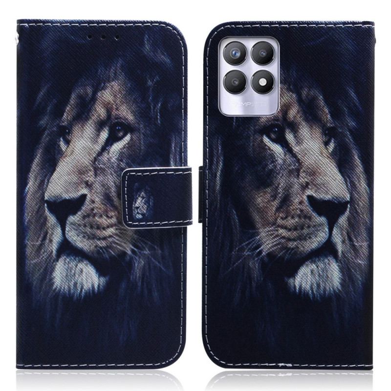 Housse Realme 8i Dreaming Lion