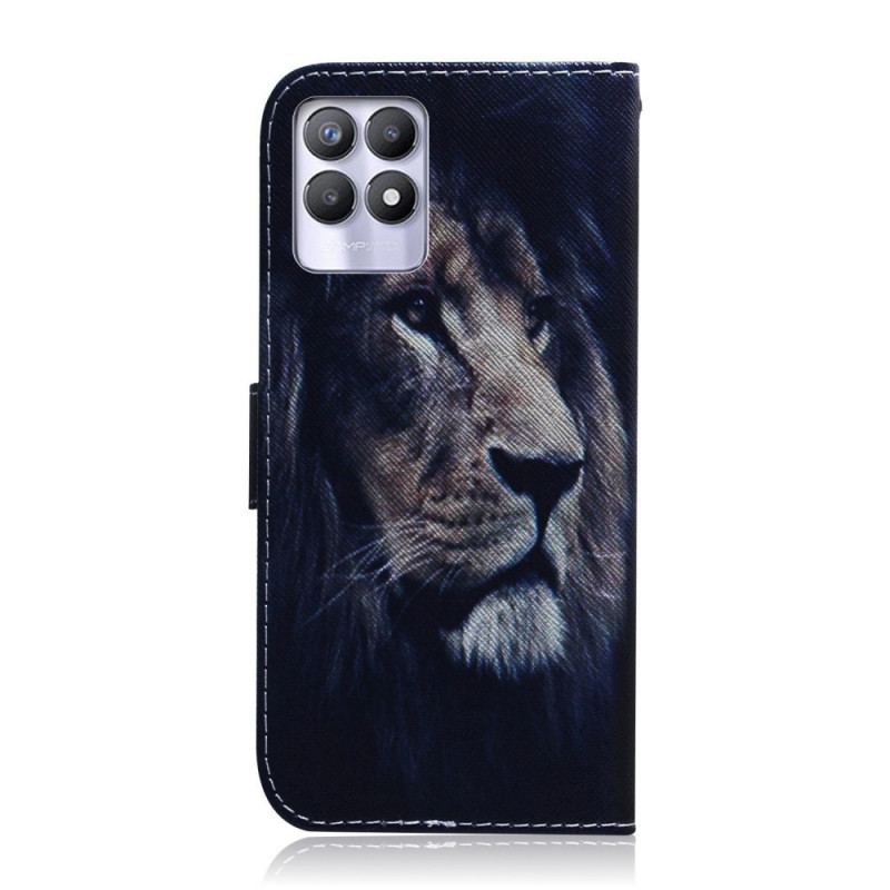 Housse Realme 8i Dreaming Lion