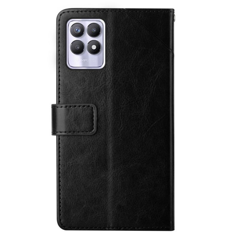 Housse Realme 8i Style Cuir Géo Y Design