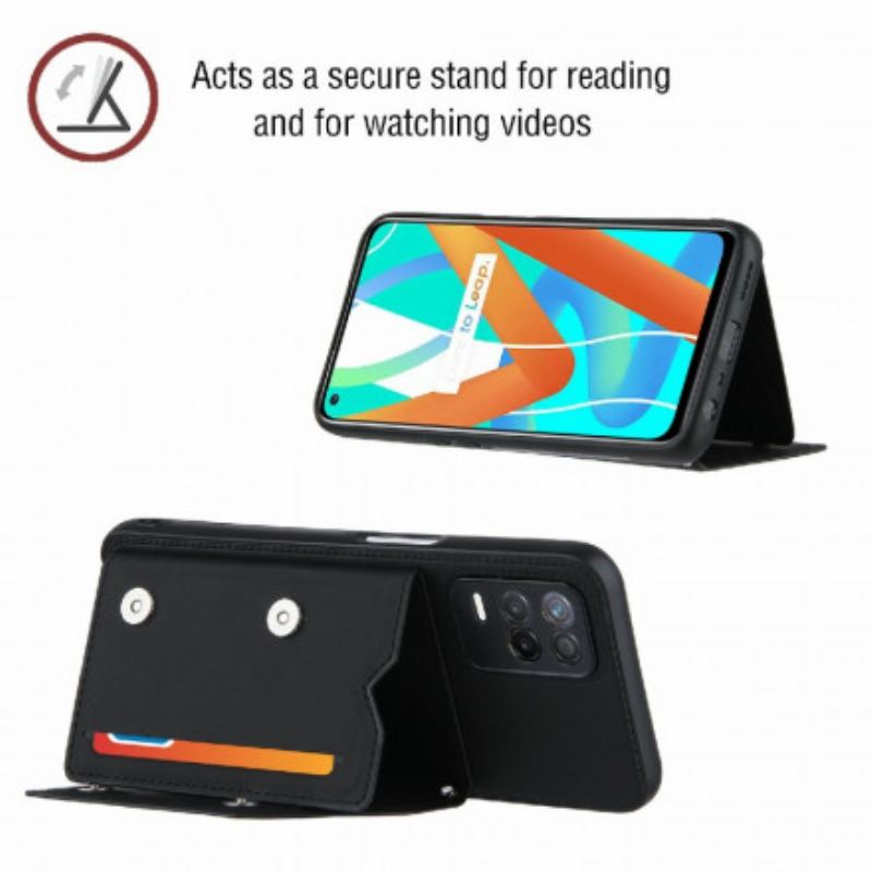 Coque Realme 8 5G Bandoulière Porte-cartes