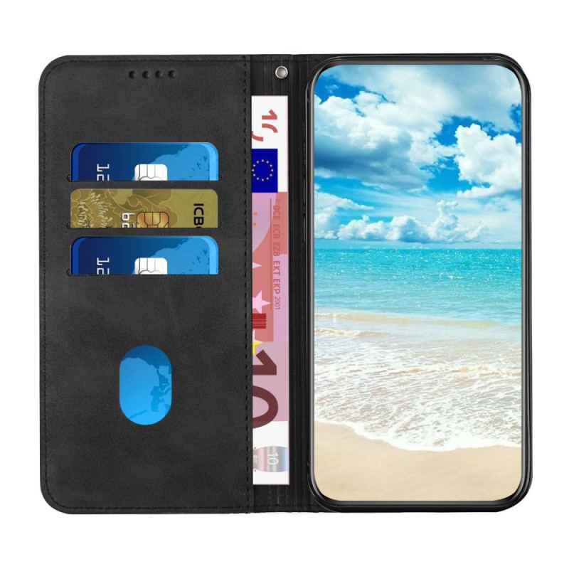 Flip Cover Realme 8 5G Effet Cuir Géo