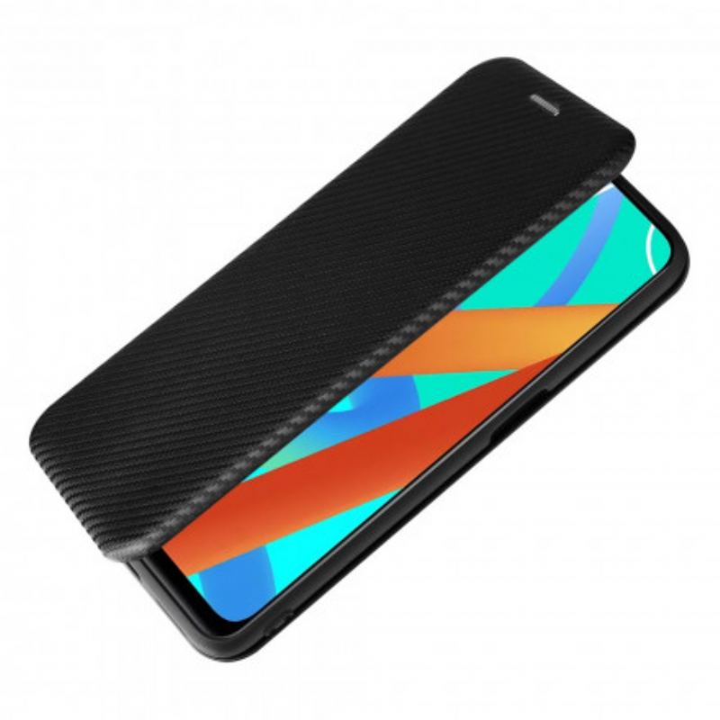 Flip Cover Realme 8 5G Silicone Carbone Coloré