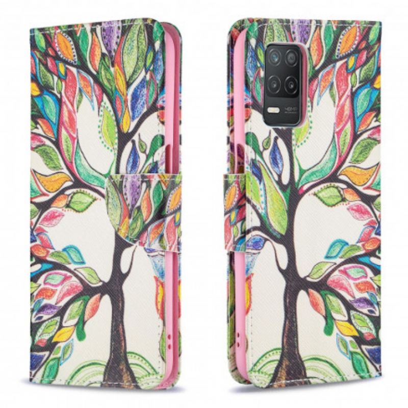 Housse Realme 8 5G Arbre Coloré