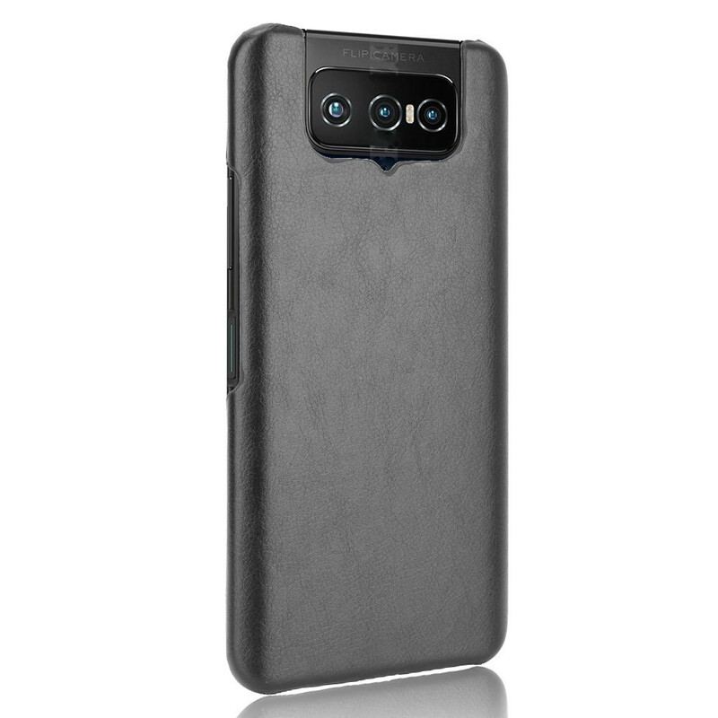 Coque Asus ZenFone 7 / 7 Pro Effet Cuir Litchi