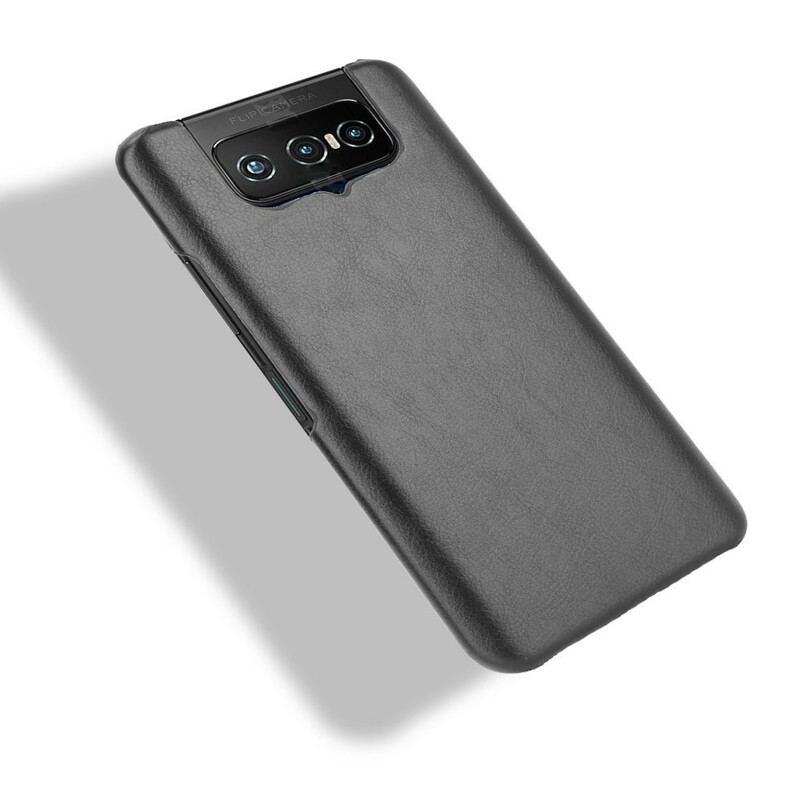 Coque Asus ZenFone 7 / 7 Pro Effet Cuir Litchi