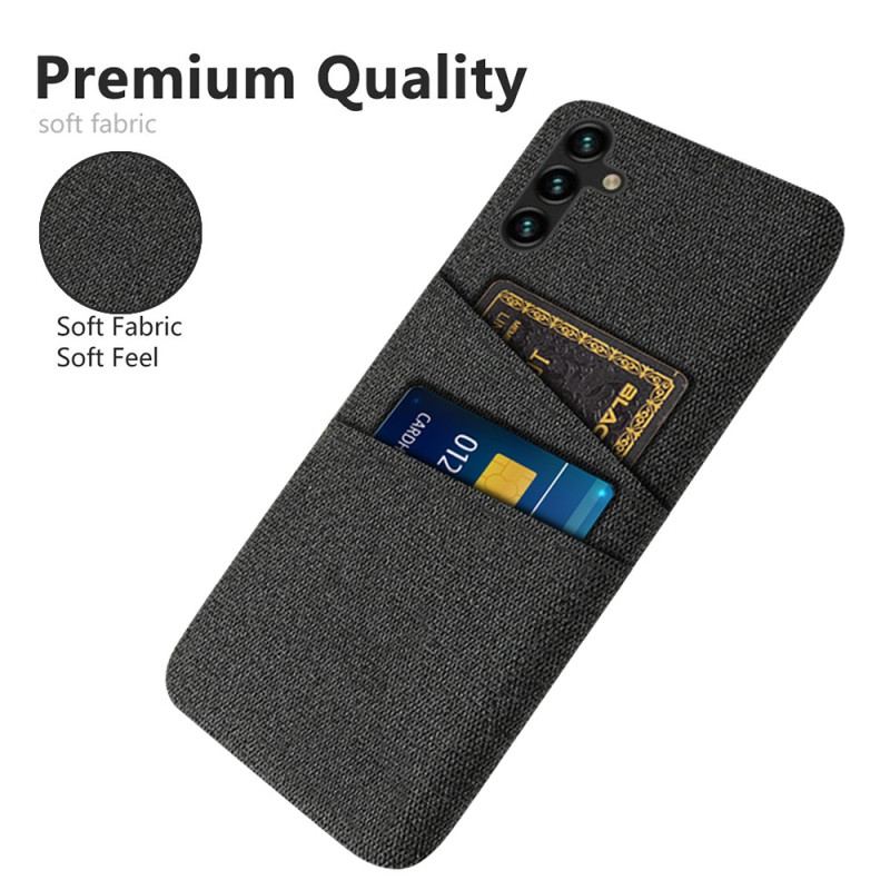 Coque Samsung Galaxy A34 5G Tissu Porte-Cartes