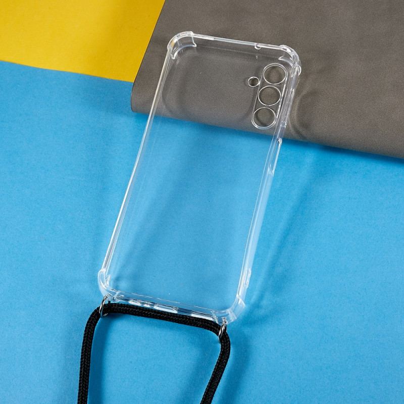 Coque Samsung Galaxy A34 5G Transparente avec Cordon