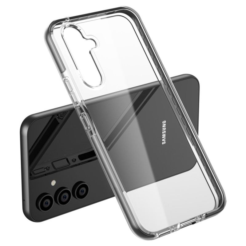 Coque Samsung Galaxy A34 5G Transparente Rebords Colorés